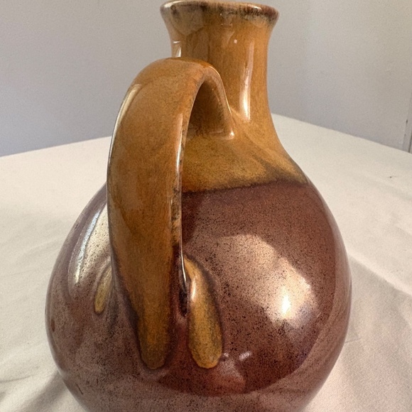 Pigeon River Pottery - Tommy Bullen Signed Ceramic Handled Carafe/Pitcher - Picture 6 of 8